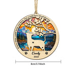loss of dog gift suncatcher ornament personalized design window hanging keepsake product preview