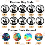 suncatcher ornament personalized design loss of dog gift window hanging keepsake gift display