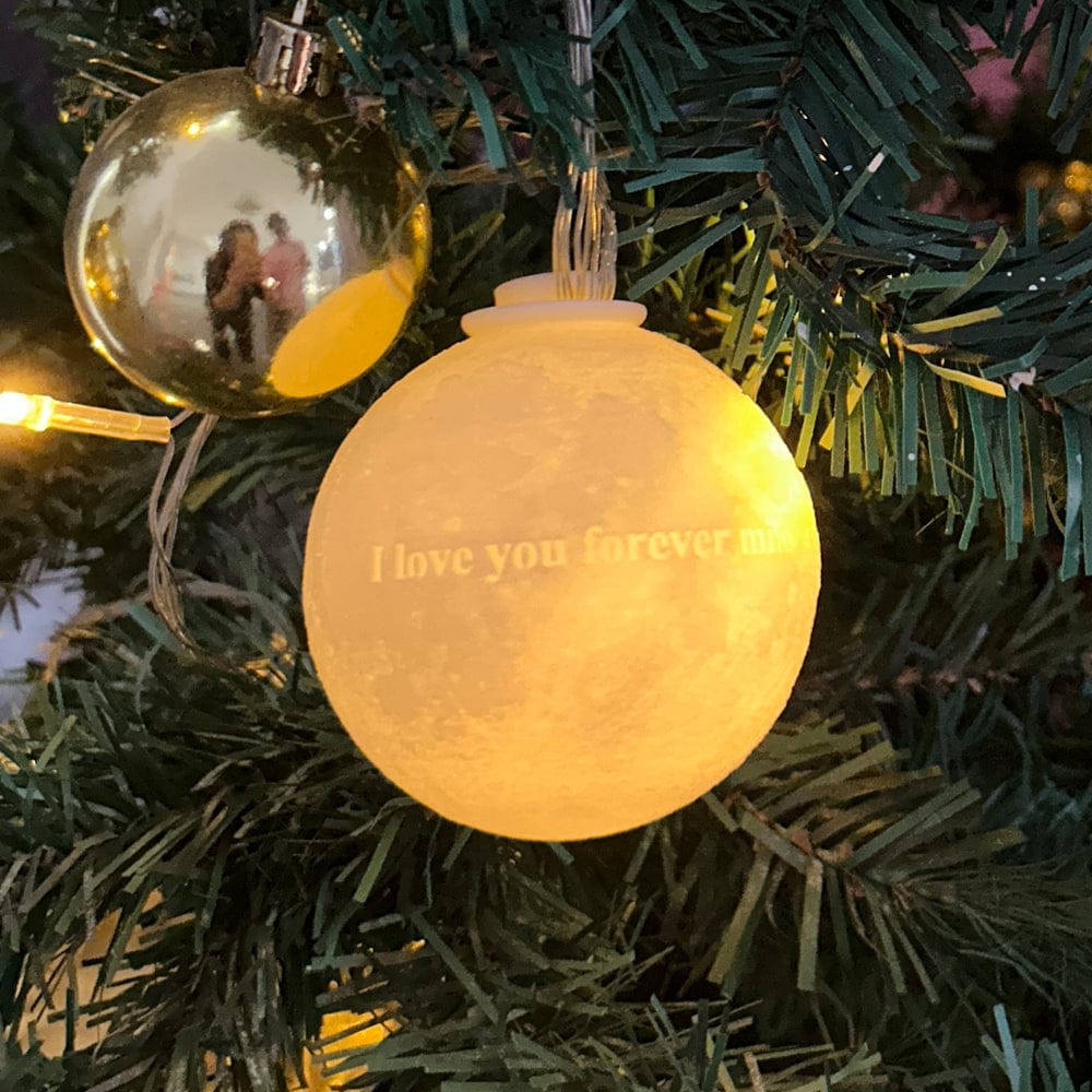 Custom 3D Printed Christmas Ornament Personalized Christmas Tree Ornament Ball