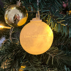 Custom 3D Printed Christmas Ornament Personalized Christmas Tree Ornament Ball