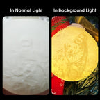 Custom 3D Printed Christmas Ornament Personalized Christmas Tree Ornament Ball