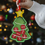 Personalized Name Christmas Shaker Ornament Custom Xmas Family Shaker Ornaments Unique Christmas Gifts