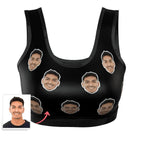 Custom Face Women's Sports Bra - 8 Colors