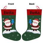 Personalised Christmas Stocking - Ballantines Font - Custom Name Stocking Christmas Gift For Family