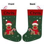 Personalised Christmas Stocking - Ballantines Font - Custom Name Stocking Christmas Gift For Family
