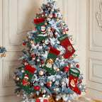 Personalised Christmas Stocking - Ballantines Font - Custom Name Stocking Christmas Gift For Family