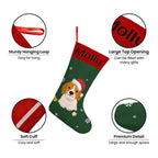 Personalised Christmas Stocking - Ballantines Font - Custom Name Stocking Christmas Gift For Family