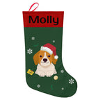Personalised Christmas Stocking - Ballantines Font - Custom Name Stocking Christmas Gift For Family
