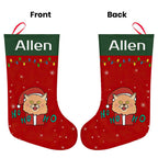 Personalised Christmas Stocking - Ballantines Font - Custom Name Stocking Christmas Gift For Family