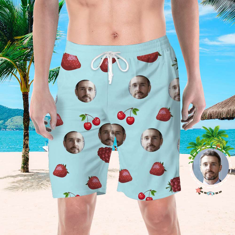 Personalized Beach Shorts Personalized Swim Cool Swimming Trunks Birthday Gifts for Him
