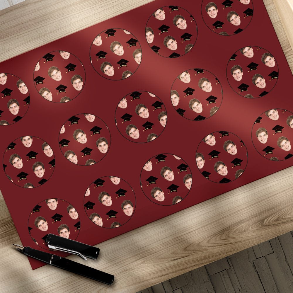 Custom Face Sticker Thoughtful Graduation Gift for Friends with Custom Photo