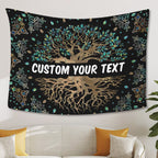 Tree of Life Tapestry Custom Wall Hanging Wishing Tree Tapestry Decoration for Living Room Bedroom