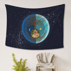 Fantasy Tree of Life Tapestry Custom Photo Tapestry Hanging Aesthetic Tapestry for Bedroom Living Room