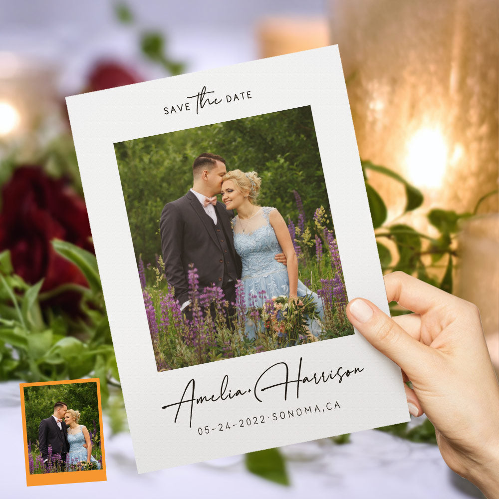 Custom Wedding Invitations - Personalized Save the Date Cards