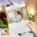 Custom Wedding Invitations Save the Date Personalized Calendar Cards