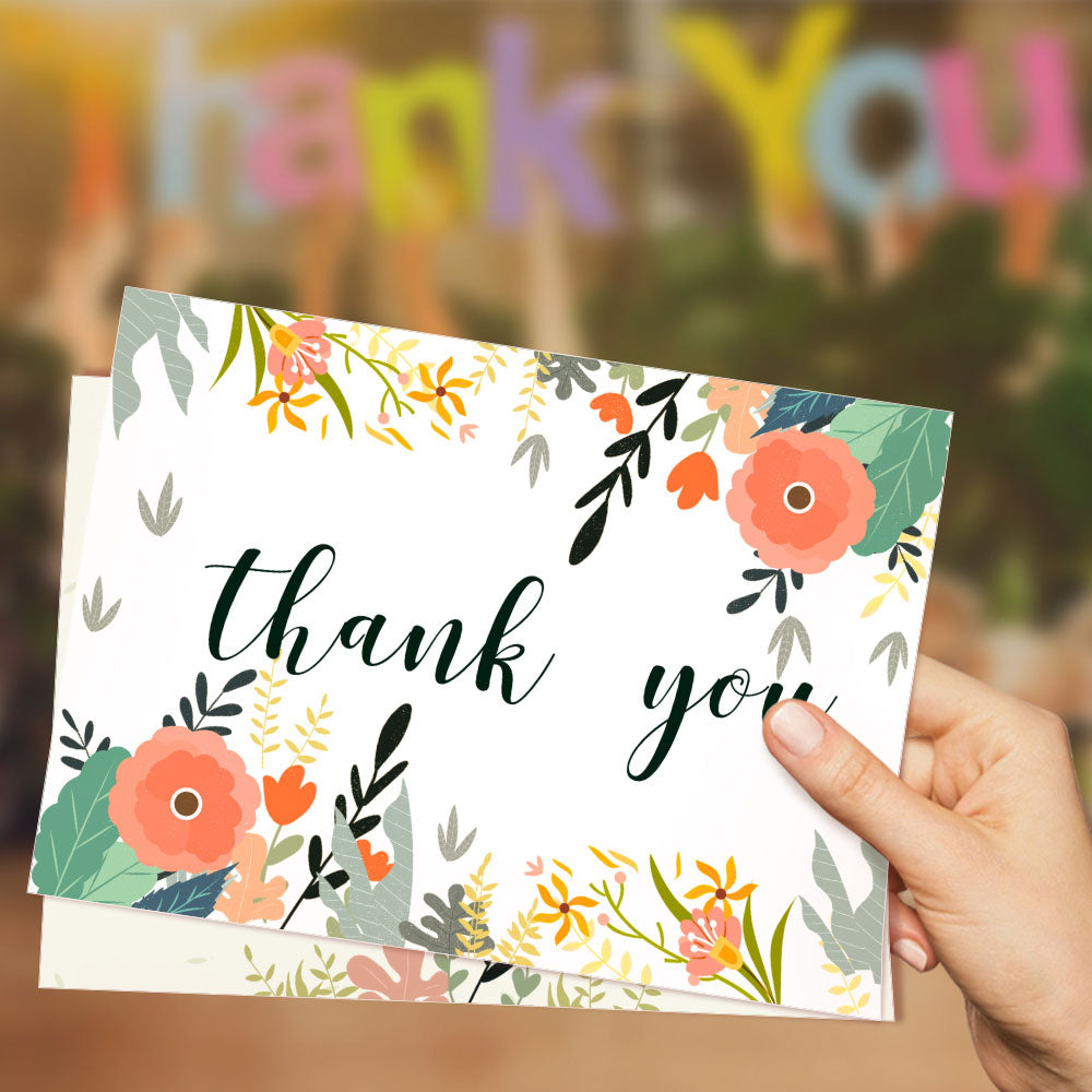 Floral Thank You Cards for All Occasions Greeting Card Gifts