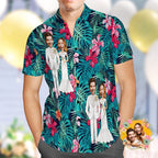 Personalized Wedding Hawaiian Shirt Custom Hawaiian Shirt With Face Wedding Gift
