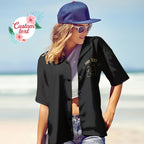 Custom Hawaiian Shirt with Text Personalised Name Hawaiian Shirt Gift for Women - Team Numbers