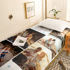 Custom Photo Collage Bedding Personalized Bedding Duvet Cover Single Bed Sheet Gifts