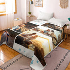 Custom Photo Collage Bedding Personalized Bedding Duvet Cover Double Bed Sheet Gifts
