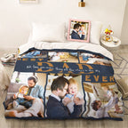 Custom Photo Collage Bedding Personalized Bedding Duvet Cover Double Bed Sheet Gifts