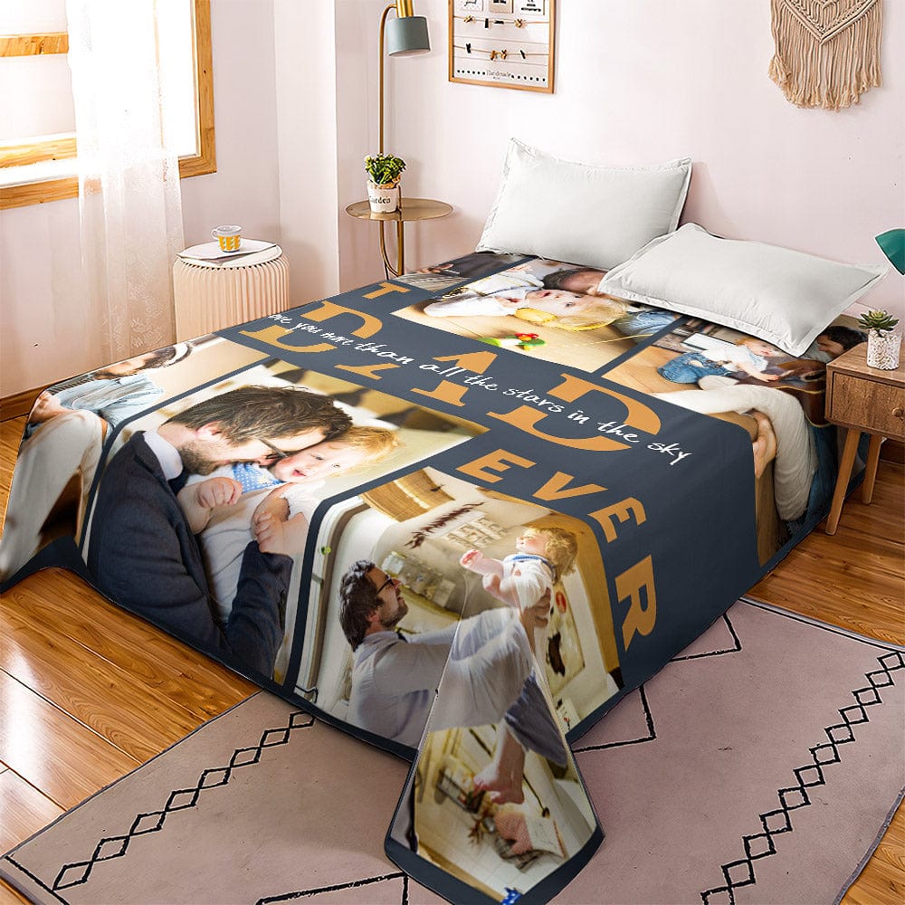 Custom Photo Collage Bedding Personalized Bedding Duvet Cover Double Bed Sheet Gifts