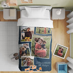 Personalized Photo Collage Bedding Custom Bedding Duvet Cover Single Bed Sheet Gifts