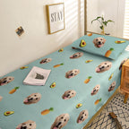Personalized Pet Face Photo Bedding Set Custom Bedding Duvet Cover Bedding Sheet Gifts