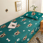 Personalized Pet Face Photo Bedding Set Custom Bedding Duvet Cover Bedding Sheet Gifts