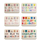 Custom Wooden Name Puzzle Personalised Busy Board Puzzle Toy for Baby Gift