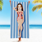 Engraved Photo Towel Gift for Girlfriend or Boyfriend Personalized Towel Personalized Gifts