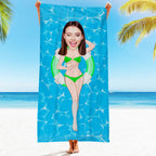 Engraved Photo Towel Gift for Girlfriend or Boyfriend Personalized Towel Personalized Gifts