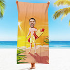 Engraved Photo Towel Gift for Girlfriend or Boyfriend Personalized Towel Personalized Gifts