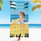 Engraved Photo Towel Gift for Girlfriend or Boyfriend Personalized Towel Personalized Gifts