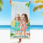 Engraved Photo Towel Gift for Girlfriend or Boyfriend Personalized Towel Personalized Gifts
