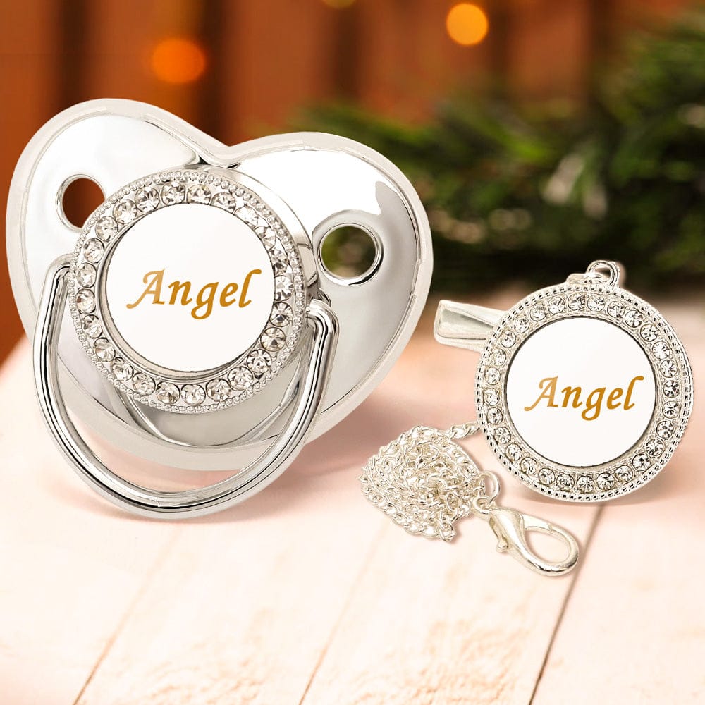 Baby Pacifier Clip Set Personalized