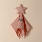 Personalized Soothe Towel Bibs Star Soft Sleeping Towel with Embroidered Name Gift for Baby