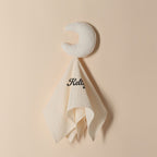 Personalized Soothe Towel Bibs Star Soft Sleeping Towel with Embroidered Name Gift for Baby