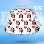 Custom Bucket Hat Personalized 2 Face Heart Print Summer Unisex Fisherman Hat
