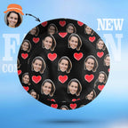 Custom Bucket Hat Personalized 2 Face Heart Print Summer Unisex Fisherman Hat