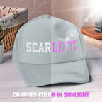 Custom Puff Print Trucker Hat Personalized Name Light-changing Foam Trucker Caps Back to School Gift