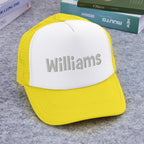 Custom Puff Print Trucker Hat Personalized Name Foam Trucker Caps for Adult Back to School Gift