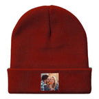 Personalized Photo Beanie Hat Custom Knitted Hat Valentine's Day Gifts-4 Colors