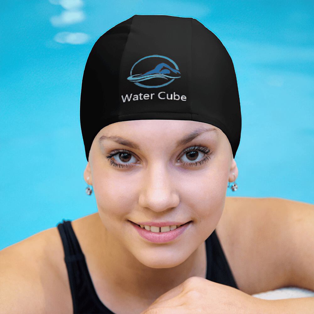 Custom Logo Swimming Cap Personalized Swim Caps Swimming Hats for Men Women