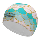 Personalized Shell Swim Caps Custom Swimming Cap Swimming Hats for Men Women