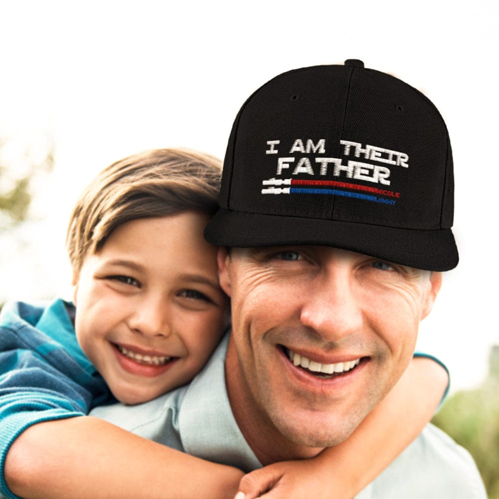 Personalized Light Saber I Am Their Father Baseball Cap Gifts for Father