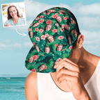Custom Face Hawaiian Style Baseball Cap Gifts for Him