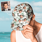 Custom Face Hawaiian Style Baseball Cap Gifts for Him