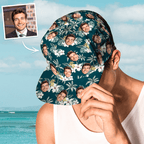 Custom Face Hawaiian Style Baseball Cap Gifts for Him