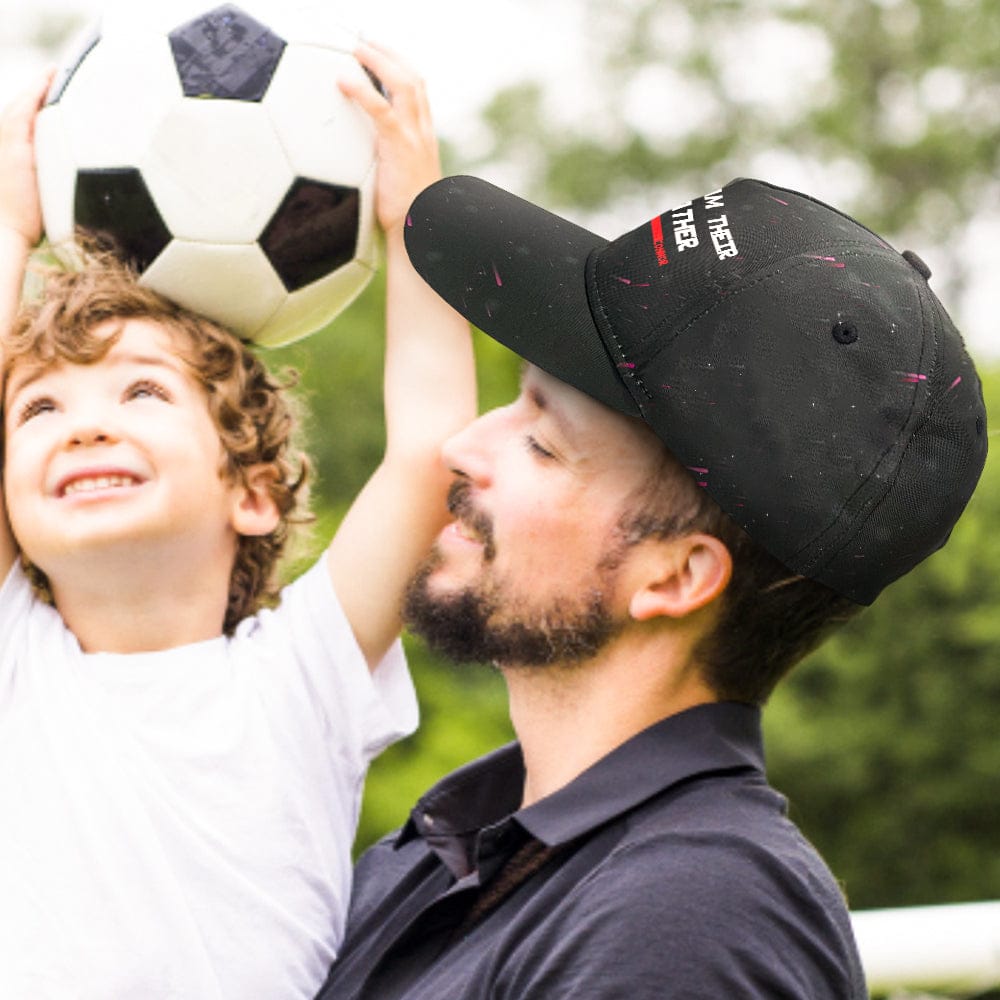 Personalized Light Saber I Am Their Father Starry Sky Baseball Cap Gift for Father